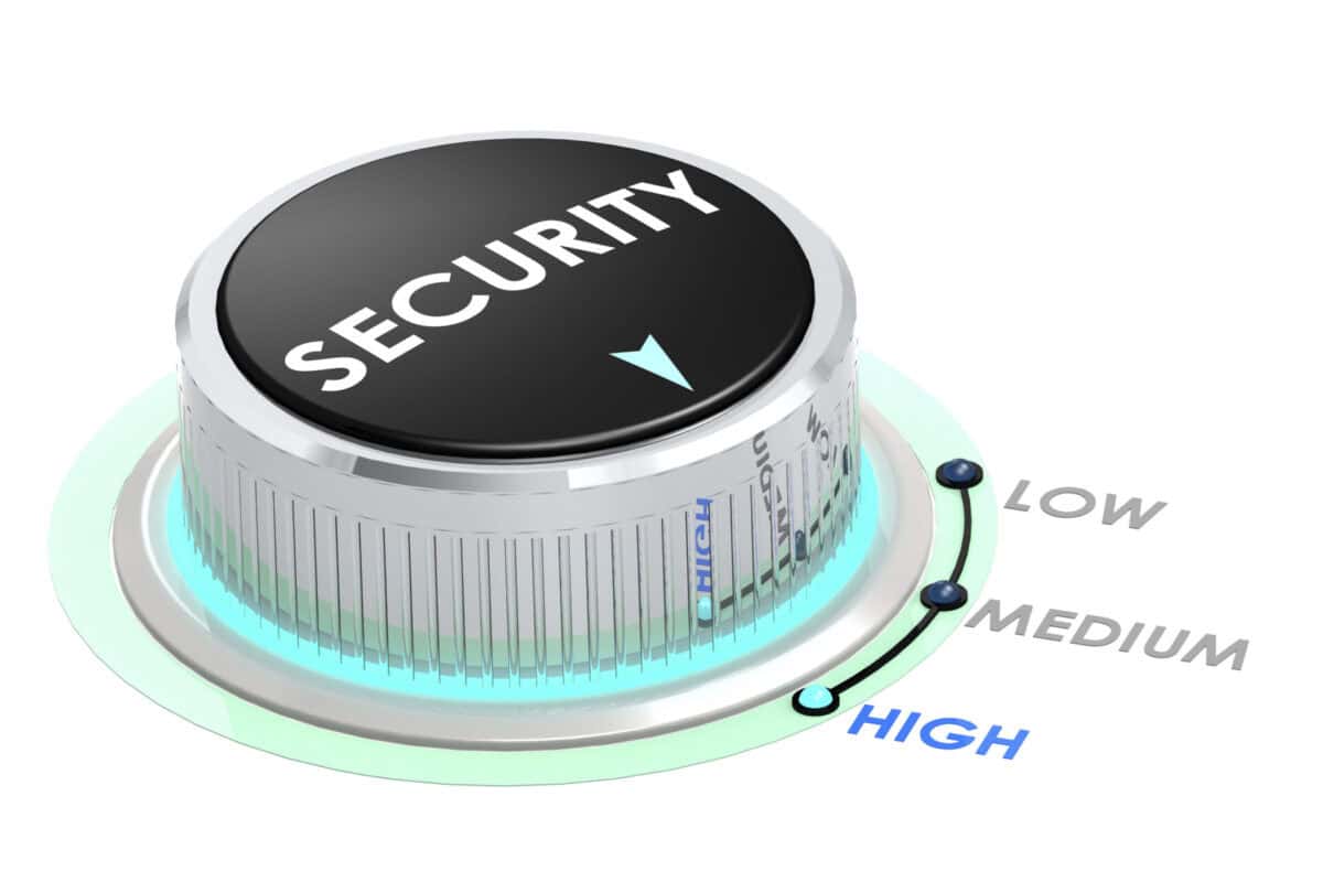 High security dial