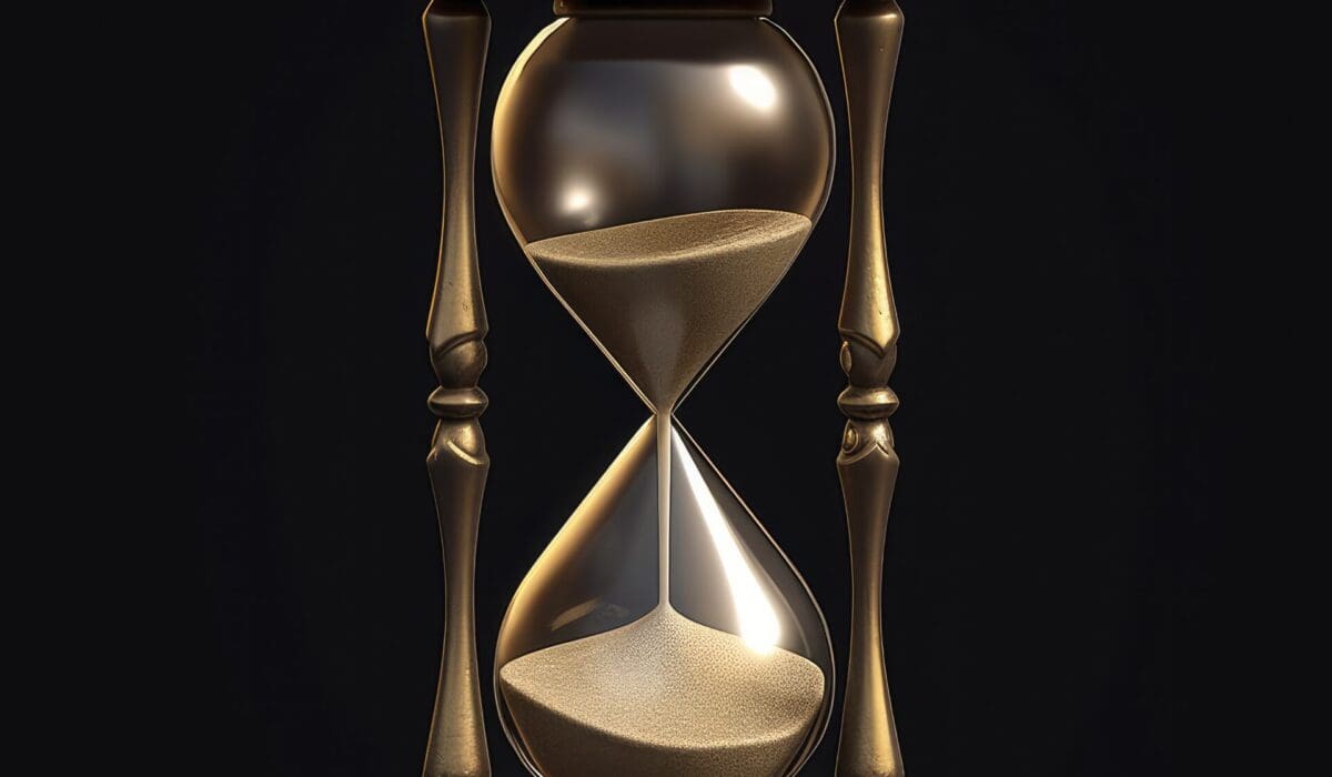 Hourglass design illustration