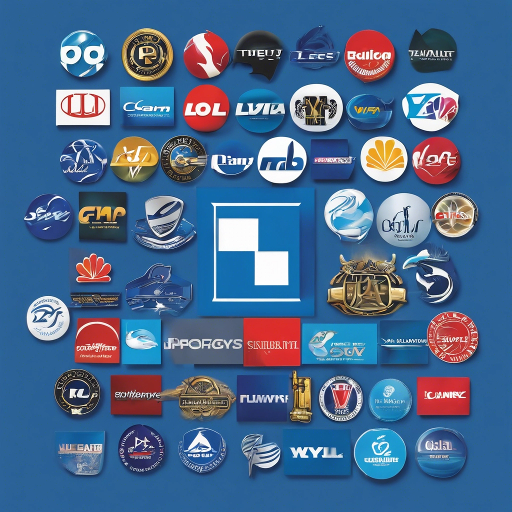 partner logos with blue background